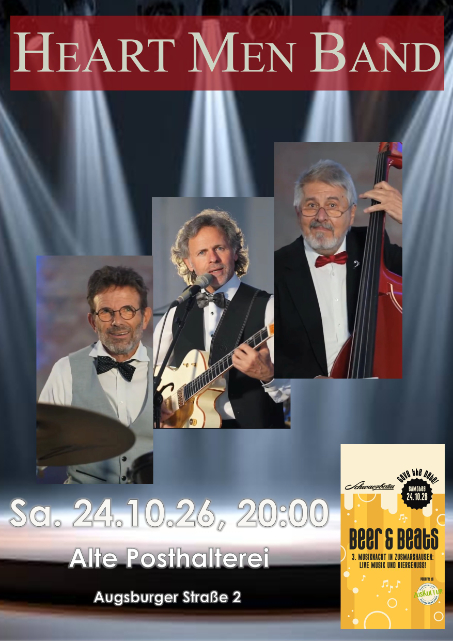 Beer & Beats - Sa 24.10.2026, 20:00 Alte Posthalterei